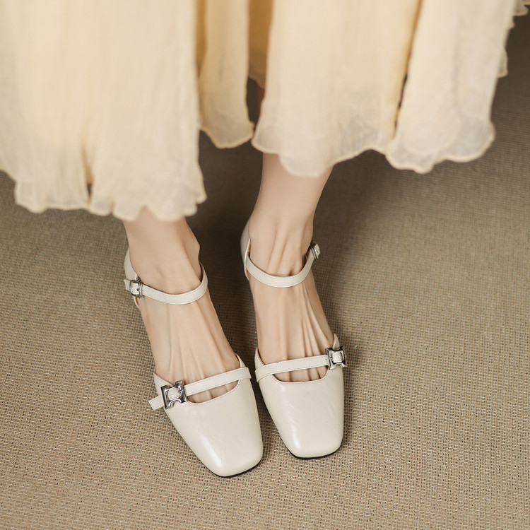 Closed Toe Mid Heel Chunky Sandals for Women 2025 Summer