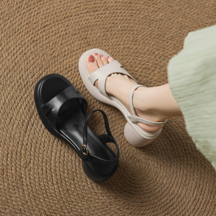 Women's Open Toe Block Heel Sandals Summer 2025 - Style q.html - Image 4