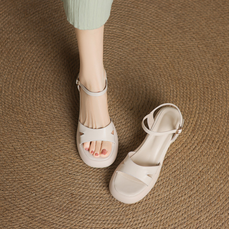 Women's Open Toe Block Heel Sandals Summer 2025 - Style q.html - Image 5